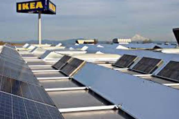 Instalación Fotovoltaica en el techo de IKEA Sevilla